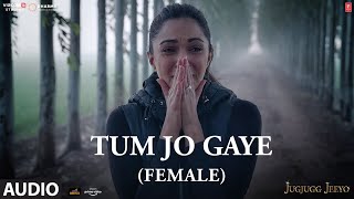 Audio: Tum Jo Gaye(Female Version) -JugJugg Jeeyo ||Varun D, Kiara A || Swati Sharma|| Bhushan Kumar