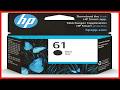 Original HP 61 Black Ink Cartridge: Reliable Quality for Your Printer