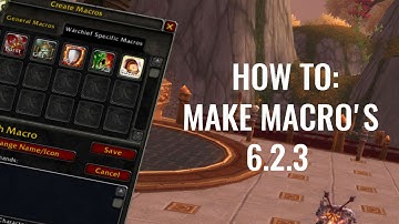 How to: Make Macro