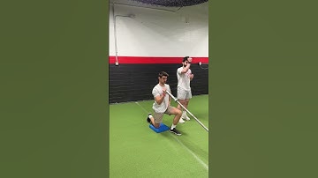 Half Kneeling Single Arm Landmine Press