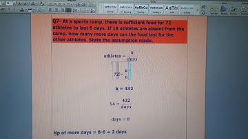 D2 7th edition Ex 1C Q7 #inverseproportion