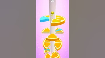 Fruity Helix Level 1 #games #helix #helixjump #3dgames #shorts