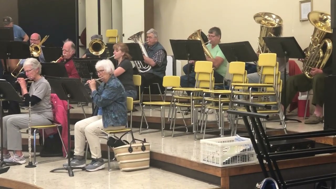 Bay Area Concert Band Rehearsal - Stars & Stripes Forever - July 2023