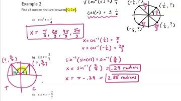 Solving Trigonometric Equations Part 2