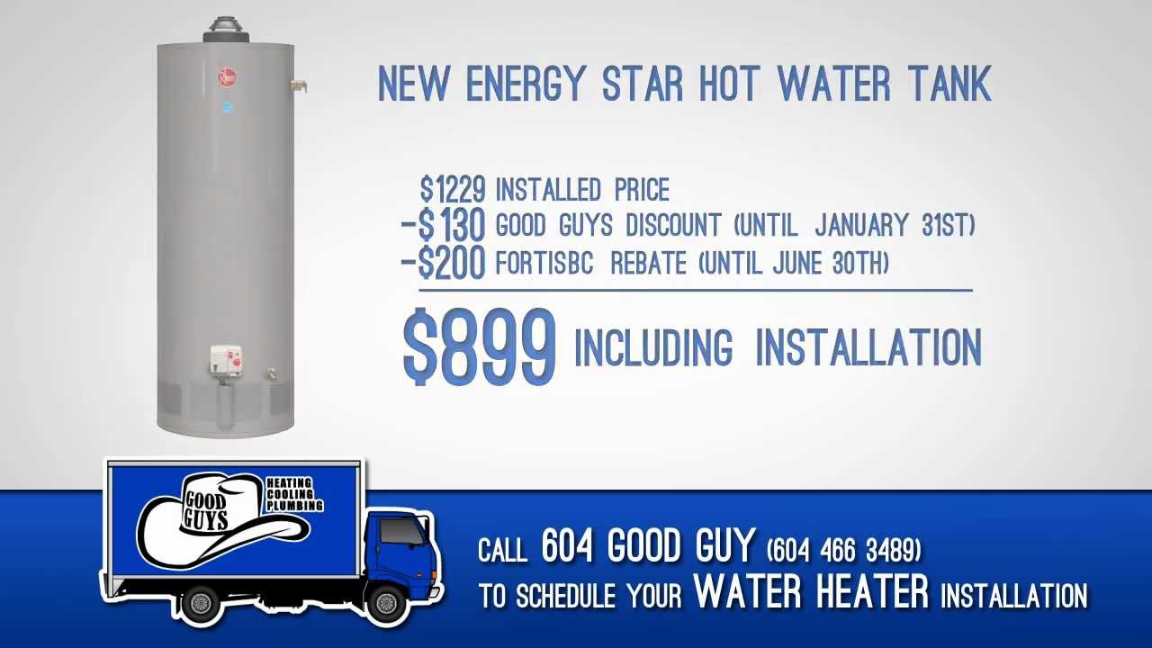 Energy Star Rebate Water Heater