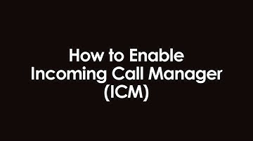 Enabling Incoming Call Manager with Phone Power