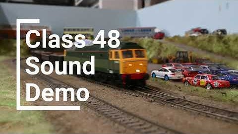 Class 48 DCC Sound File Demo (Using A Class 47 Model)