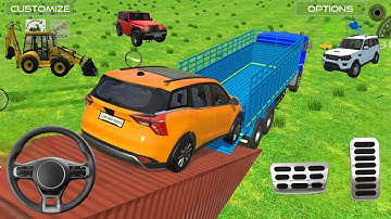 Drive JCB and Unloading Stone From Dumper in Game🔥 #gamingvideos​ #truck​ #cartoon​