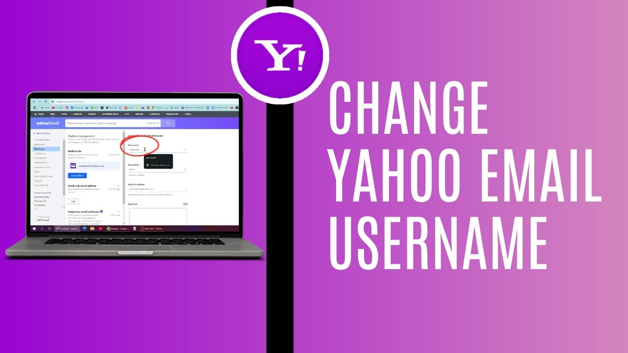How To Change Yahoo Email Username 2024 - YouTube