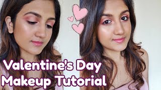 Soft Pink Valentines Day Makeup 2019 | Madhushree Joshi screenshot 4
