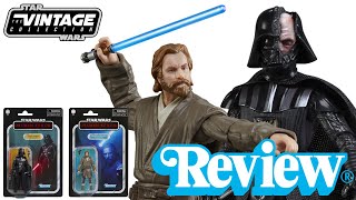 Star Wars The Vintage Collection Obi-Wan (Showdown) & Darth Vader (Duel's End) 2 Pack Review!