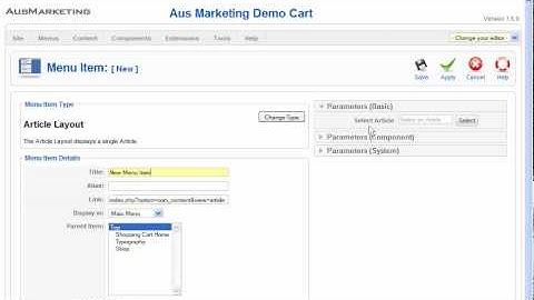 How to Add a New Page Using the Joomla Content Management System (CMS)