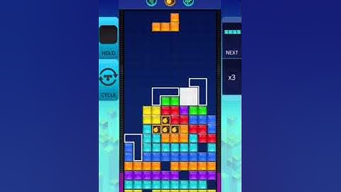 Tetris Blitz daily challenge get 3 Tetris clears