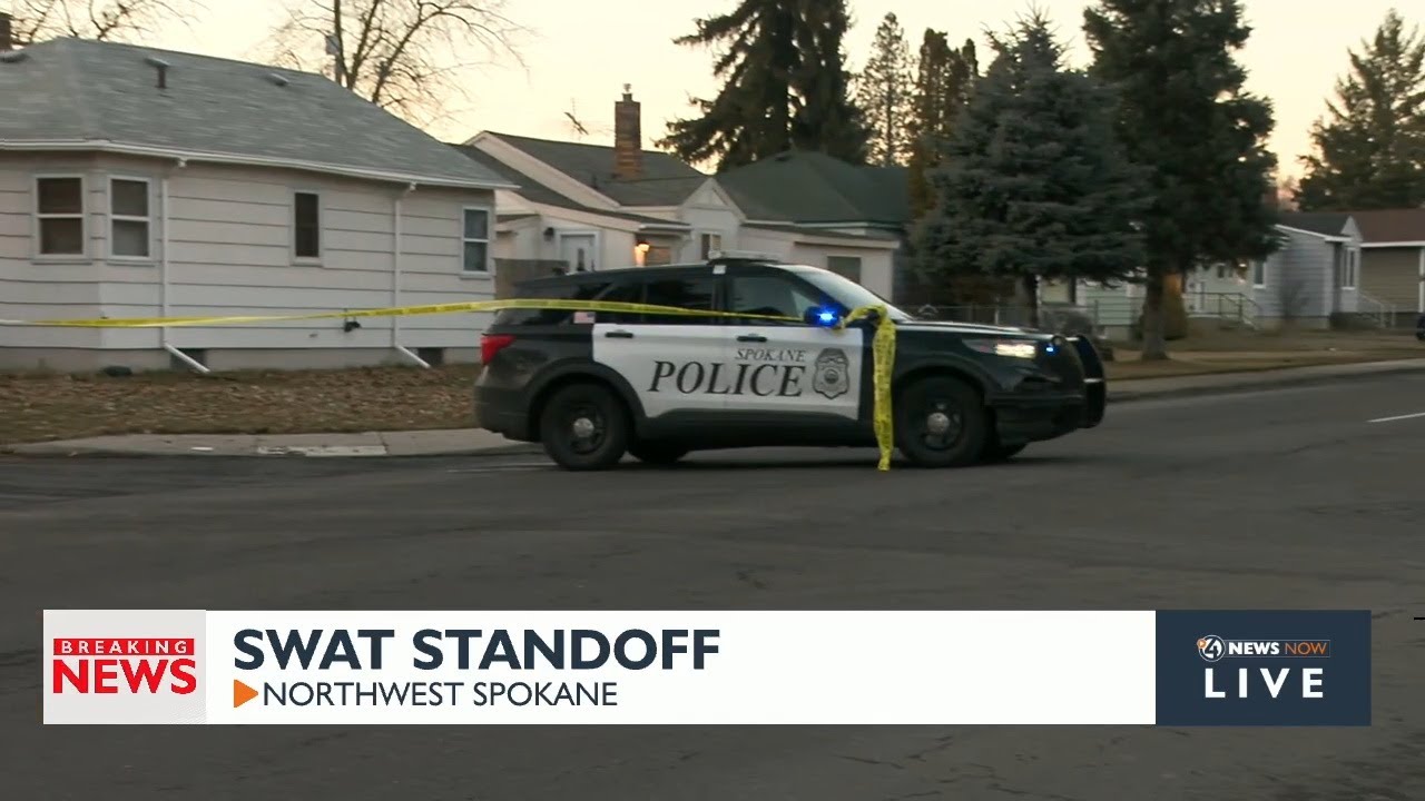 Swat standoff in North Spokane - YouTube
