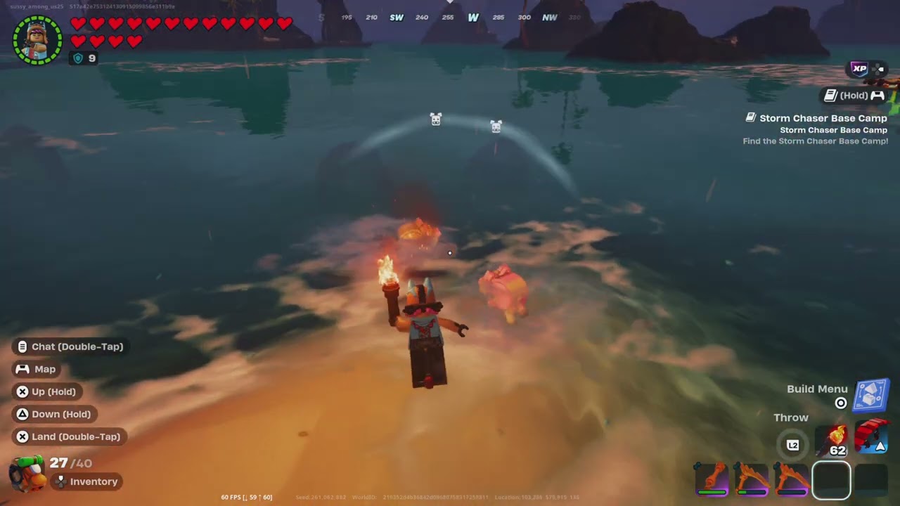 Killing the Storm king in lego fortnite creative mode part ?