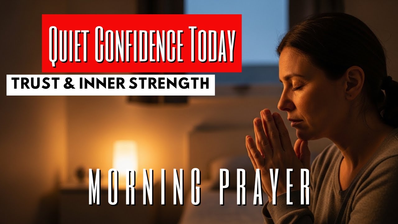 Prayer to Walk in Quiet Confidence and Trust God Today | Morning Prayer