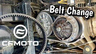 How to replace your CVT Belt on your CFMOTO | New Brunt Boots