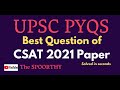Csat pyqs concepts interlinking csat2024 upsc upscprelims
