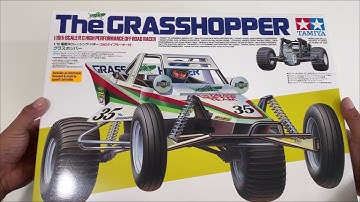 UNBOXING Tamiya Grasshopper 2wd buggy RC KIT 58346 2022