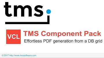 Effortless PDF generation from a DB grid