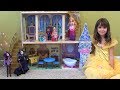 Princess Story: Sleeping Beauty and Maleficent Story with Descendants Mal and Princess Aurora Toys