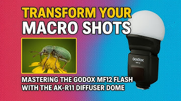 Transform Your Macro Shots: Mastering the Godox MF12 Flash with the AK-R11 Diffuser Dome