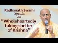Radhanath Swami on Wholeheartedly Taking Krishna's Shelter