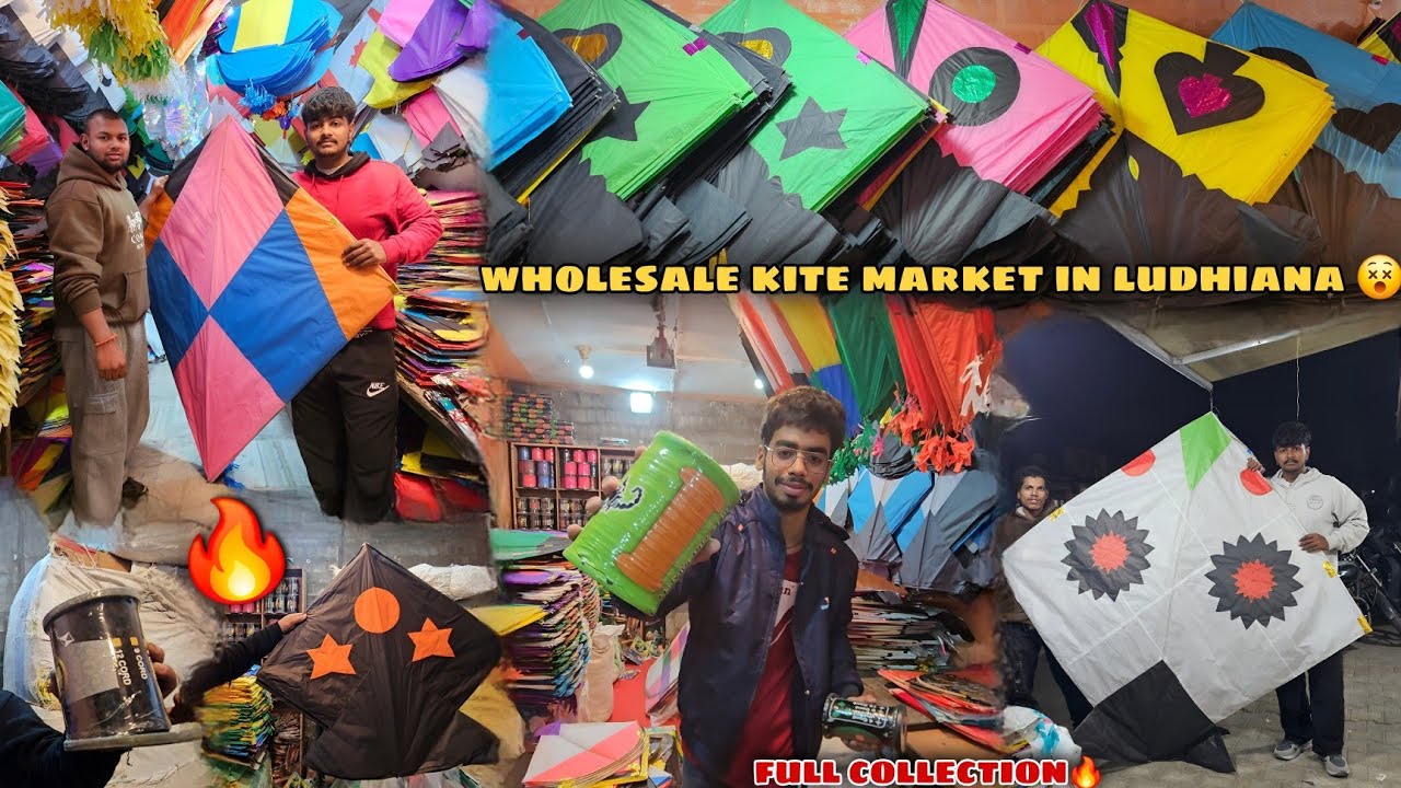 Wholesale kite market ludhiana 2025😍 || Kite market ludhiana 2026