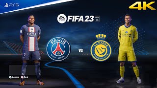 FIFA 23 - PSG vs Al Nassr \& Al Hilal Combined XI Ft. Messi \& Ronaldo | PS5™ [4K60fps]