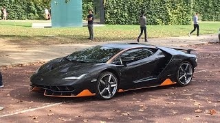 LAMBORGHINI CENTENARIO MAD ACCELERATIONS in LONDON for the new TRANSFORMERS 5