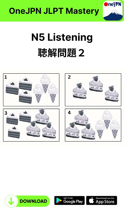 JLPT N5 Listening Practice #n5 #jlptn5 #learnjapanese #jlpt