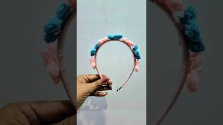 Crochet🧶 Hair-band 🎀🤤                       #crochet #hairbandmakingathome #handcraft #diyhomedecor