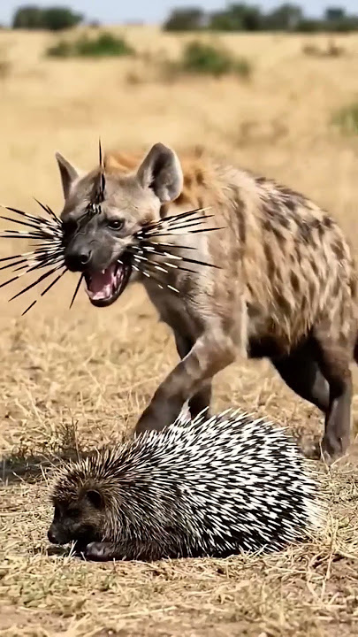 Brutal Hunting Tactics of Hyenas and Wild Dogs Exposed #survivalofthefittest #wilddog