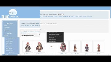 FluxCP Addon :: Create Character ( Multiple Server Support )