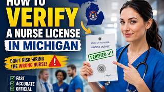 How to verify a nurse license in Michigan