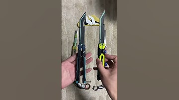 Apex And Valorant Hot Weapon Octane Heirloom RGX Knife Yoru Comb #balisong #heirloom #apex #valorant