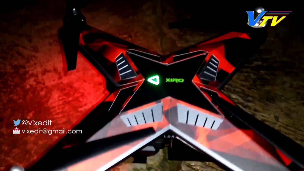XIRO EXPLORER V Drone Night Flying Test YouTube