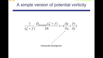 14.1.0: Dynamic Meteorology: Potential Vorticity: Introduction