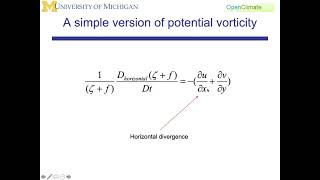 14.1.0: Dynamic Meteorology: Potential Vorticity: Introduction