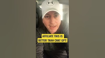 AFFILIATE MARKETER THIS IS BETTER THAN CHAT GPT! #shorts