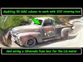 1950 GMC steering column to S10 steering box how-to, and we use the stock Silverado fuse box