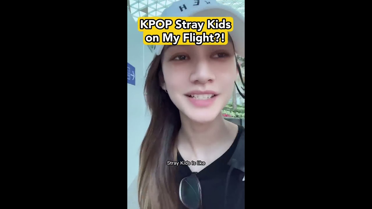 KPOP STRAY KIDS is on my FLIGHT 😳