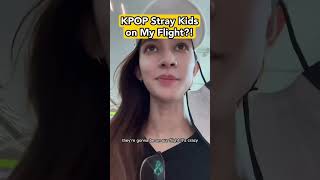 KPOP STRAY KIDS is on my FLIGHT 😳 screenshot 1