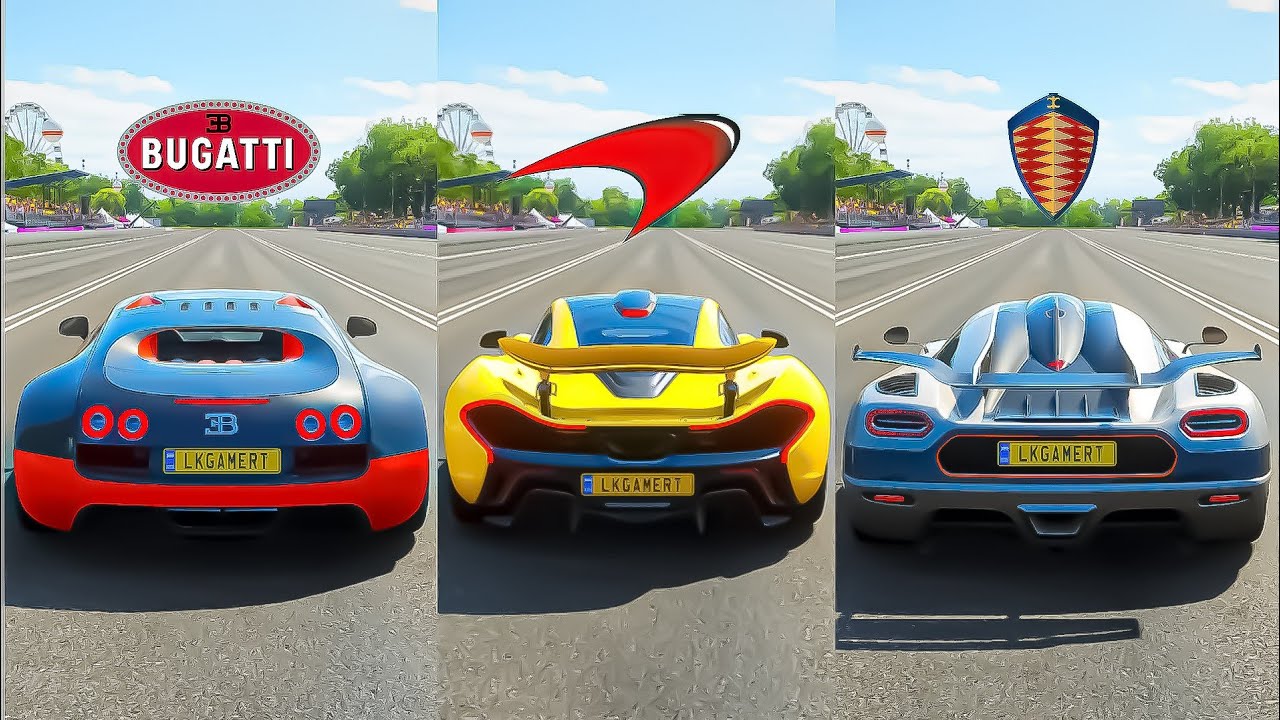 Fh4-Drag-Race---Veyron-SS-Vs-Mclaren-P1-Vs-Koenigsegg-One-...