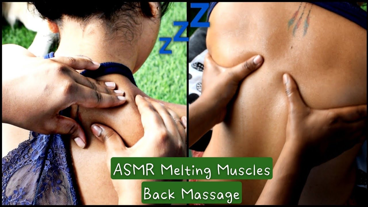 ASMR Back Massage For Muscle Soreness - Soft & Deep Tissue Massage ...