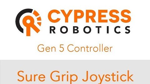 Cypress Robotics Gen5 - Sure Grip Joystick setup