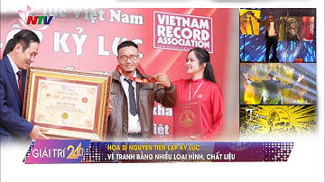 Họa sĩ tranh cát Nguyễn Tiến lập kỷ lục vẽ tranh bằng nhiều loại hình - truyền hình Nghệ An