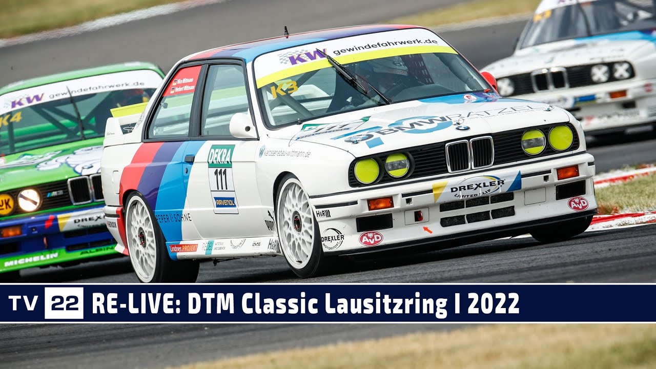 MOTOR TV22 RE-LIVE DTM Classic am Lausitzring Rennen 1 2022 MY SPORT MY STORY