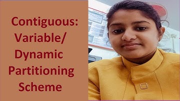 Variable/Dynamic Partitioning Scheme