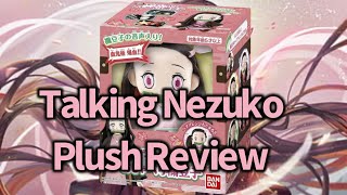 Demon Slayer Bandai Talking Nezuko Plush Review